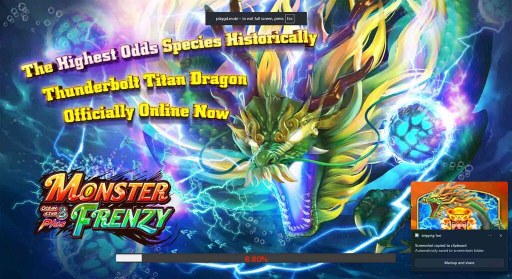enter playgd at monster frenzy fish game