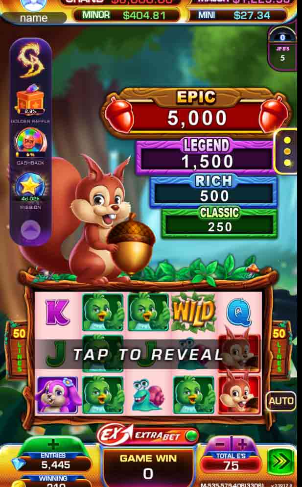 forest bash portal to playgd mobi slot game