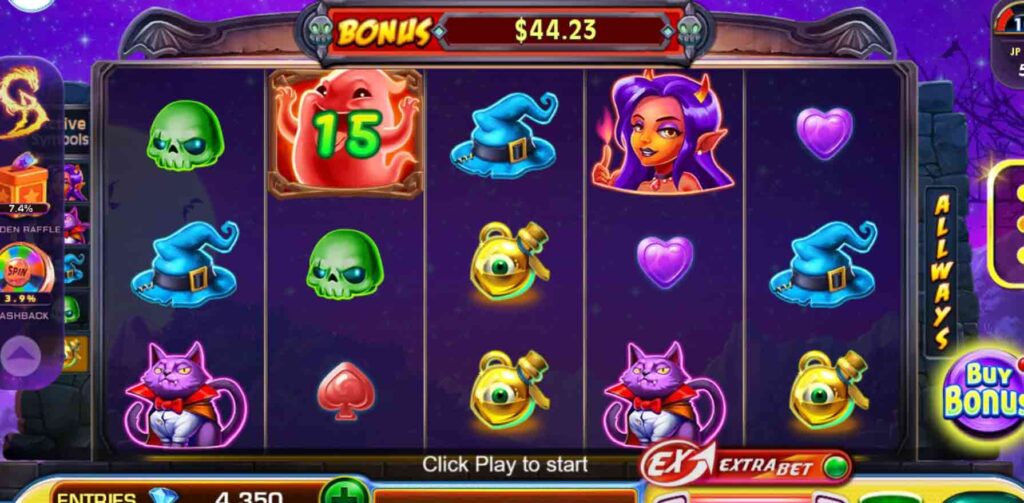 spooky halloween slots game playgd.mobie enter