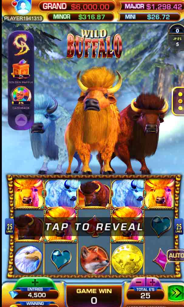 wild buffalo at playgd portal