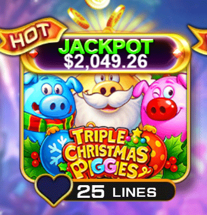 triple christmas piggies playgd